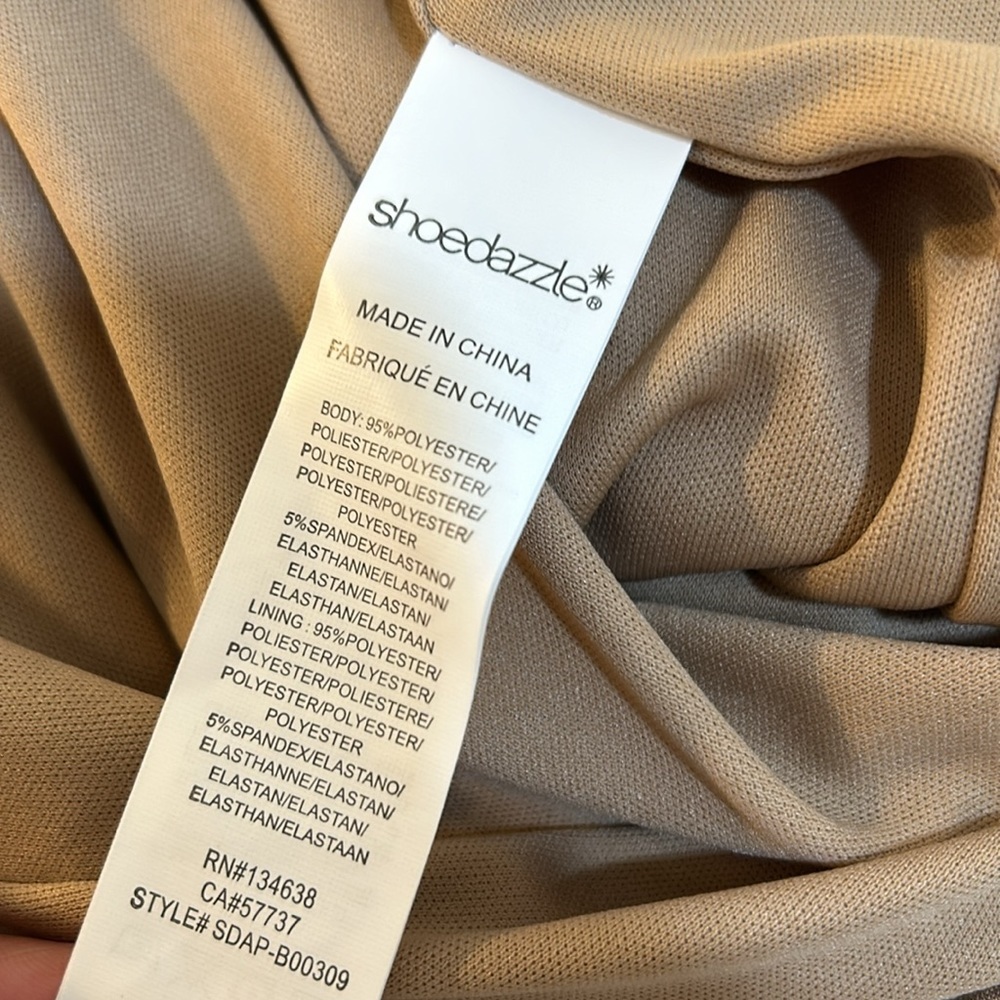 SHOESDAZZEL FLATTERING RUCHED SKIRT SIZE XXL BROWN NEW - Picture 7 of 12